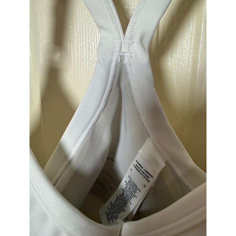 Nike Indy V-Neck Light Support Sports Bra White DN4181-100 Womens 1X - Picture 9 of 10